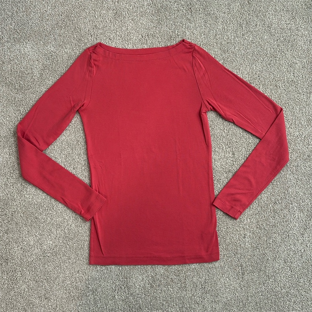 Gap pink boatneck tee